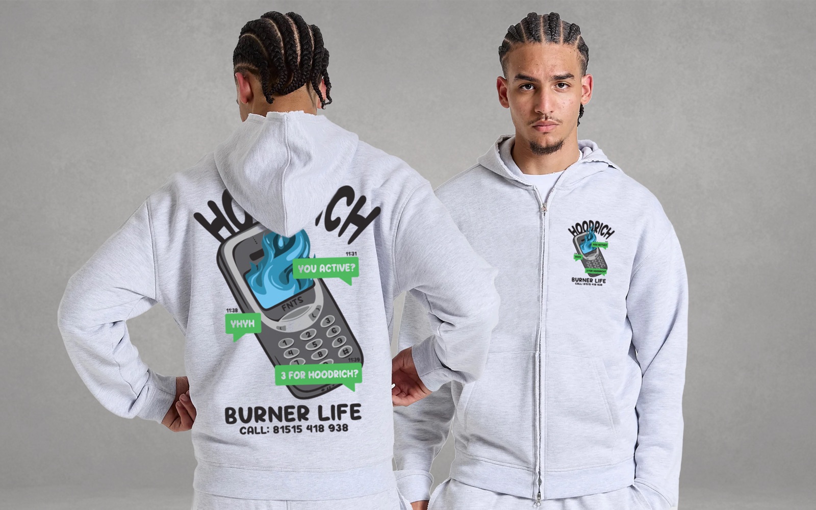 Hoodrich — Burner Life hoodie